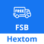 Hextom: Free Shipping Bar logo