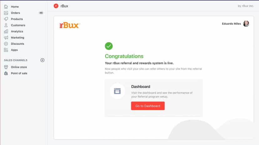 Use the dashboard to manage your influencers and ambassadors.