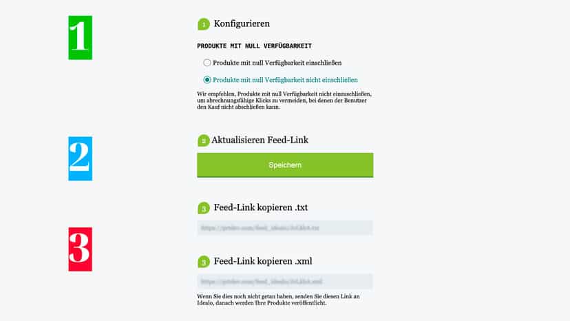 Feed Idealo