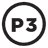P3 Media logo