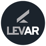 LEVAR: 1‑Click 3D & AR logo