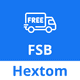 Hextom: Free Shipping Bar logo