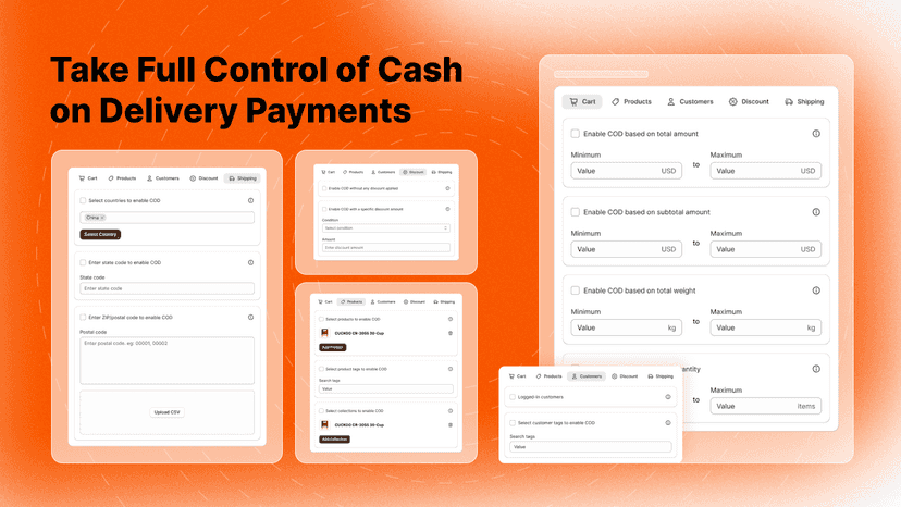 Take Full Control of Cash on Delivery Payments