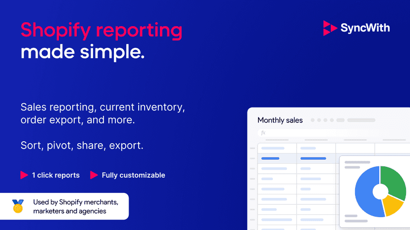 Sales reporting, current inventory, order export, and more
