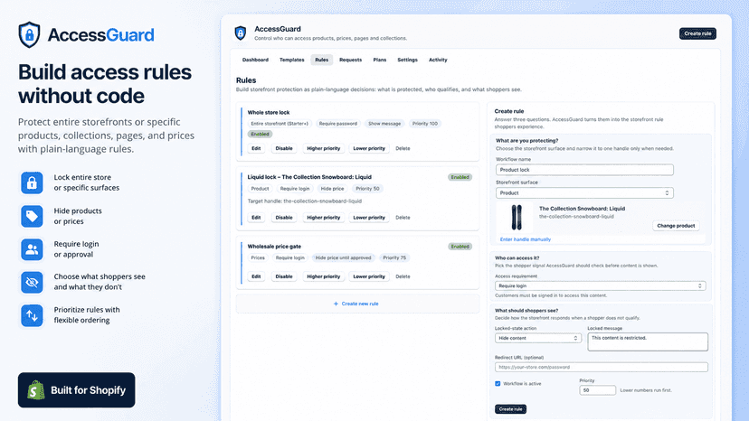 AccessGuard - Build Access Rules without Code