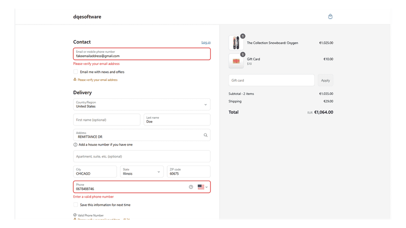Validation d'adresse email et numéro de téléphone