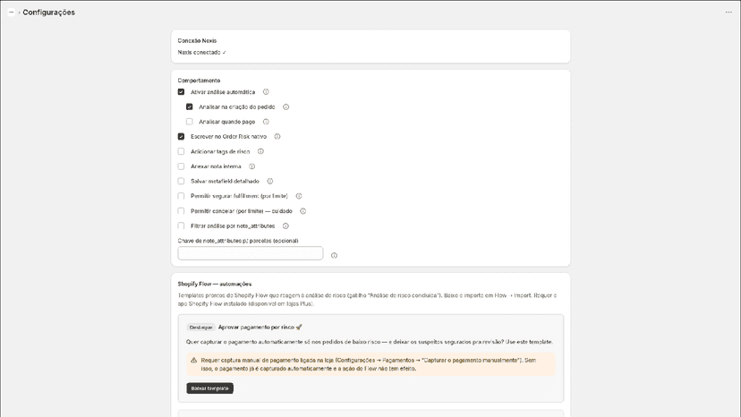 nexis app config image