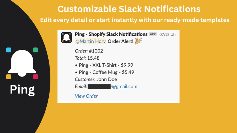 Customizable Slack Notifications