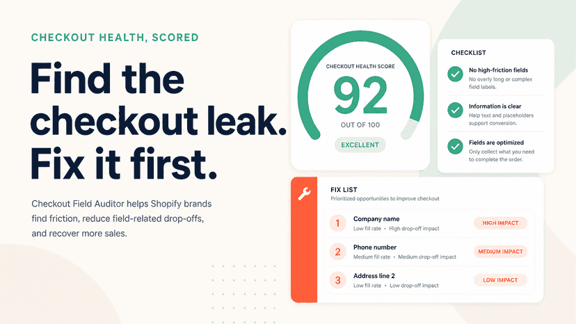 checkout-field-auditor feature media