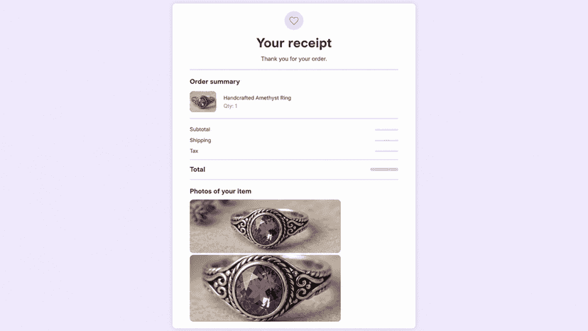 App setup checklist, receipt preview, and flexible plans