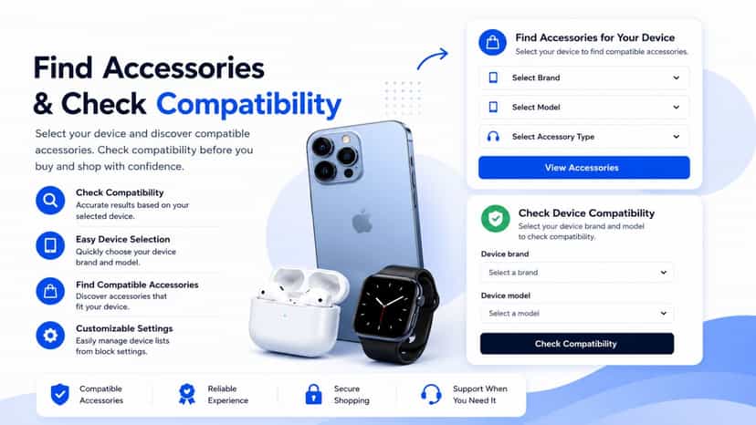 DeviceMatch Pro accessory finder and compatibility checker