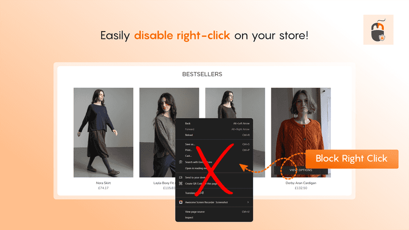 Disable Right Click