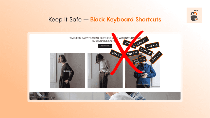 Disable keyboard shortcuts