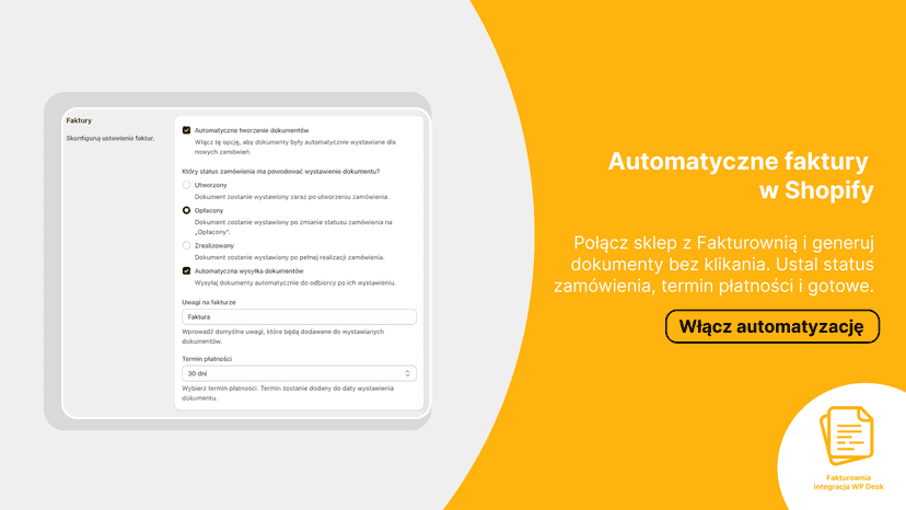 Fakturownia - automatyczne wystawianie faktur