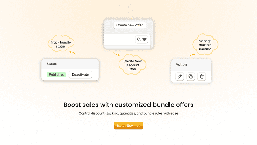 Boost store AOV with data-driven bundle and upsell offers.