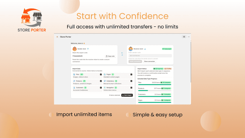 Start with confidence..