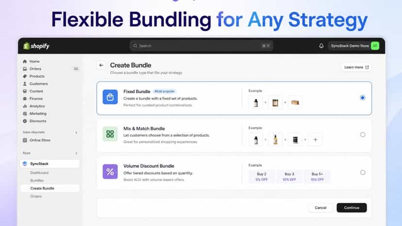 Syncstack Product bundle