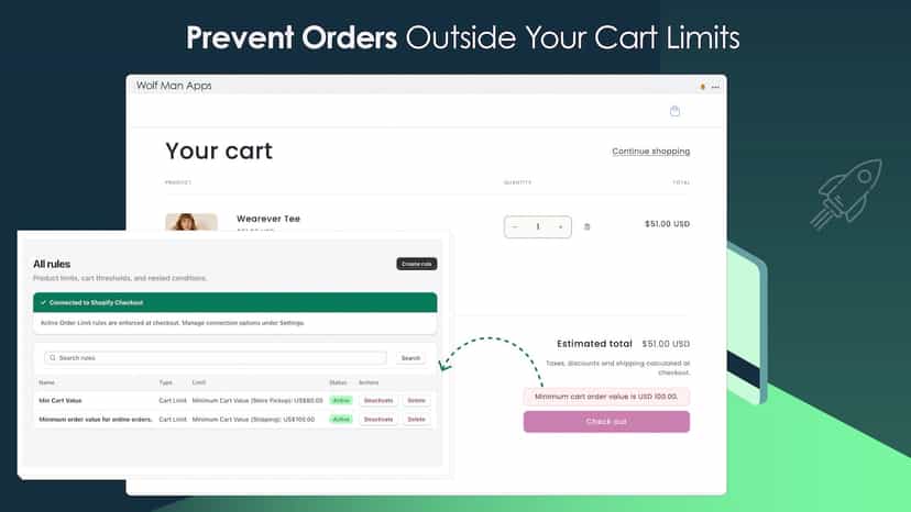 Cart Drawer Validation