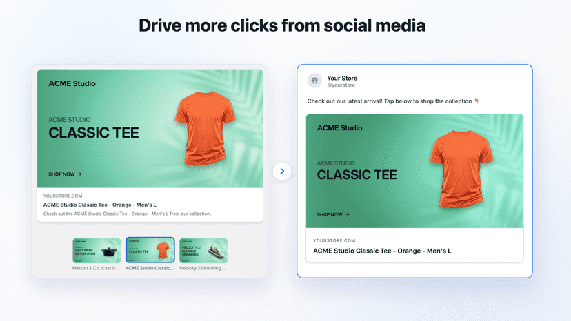 Drive more clicks from social media