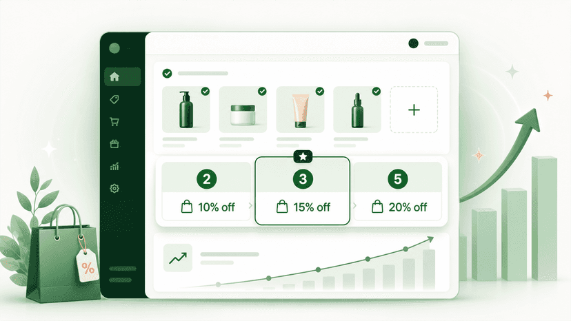 Create automatic quantity discounts with tiered percentage prici