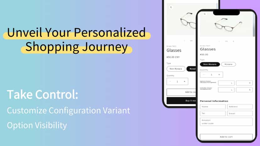 Control options, exclusive shopping