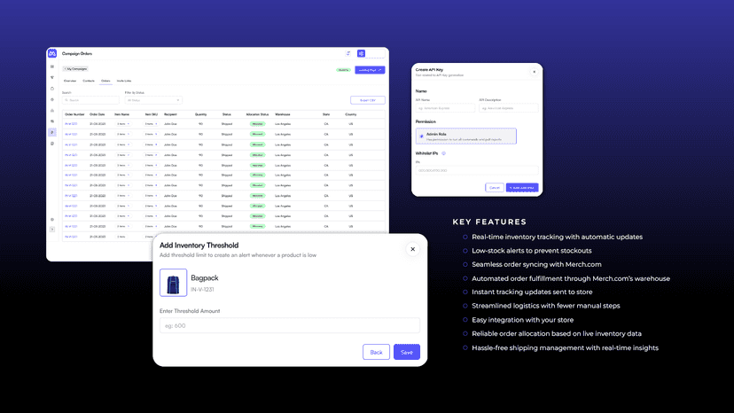 Merch API Integration