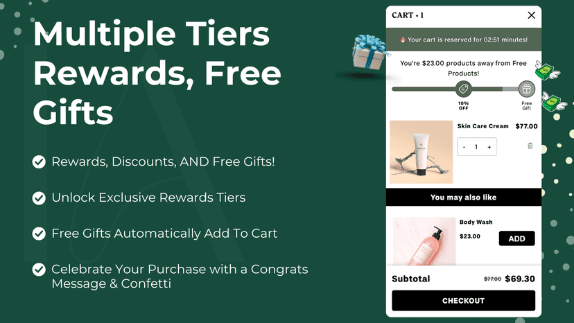 Multiple Tiers Rewards