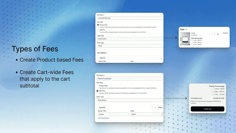 Smart Fees & Add-Ons Banner 2