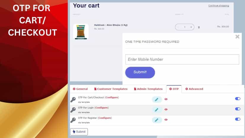 OTP for Cart