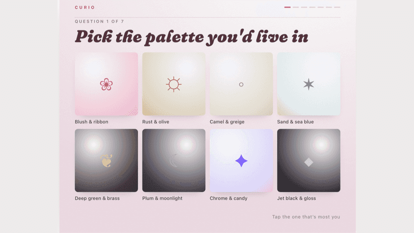 Pick the palette you'd live in