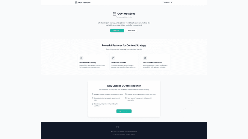 Landing Page