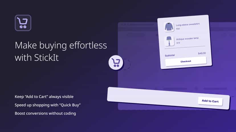 StickIt promotional banner