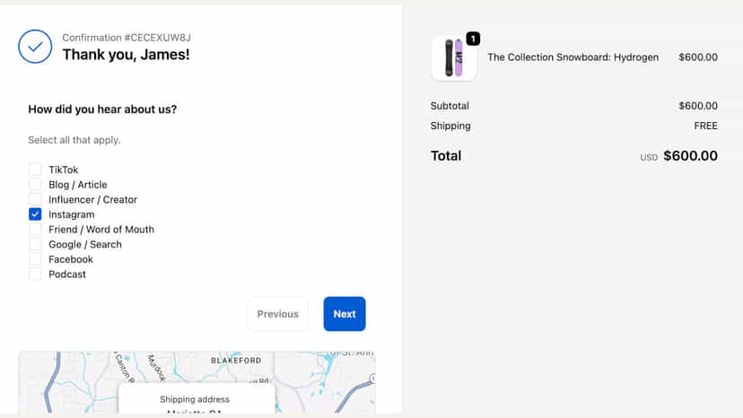 Post-purchase surveys