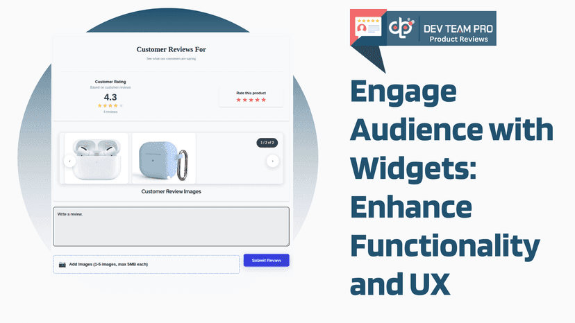 reviews front UI