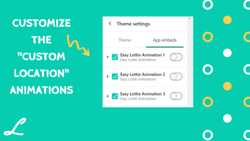 Customize your custom location lottie
