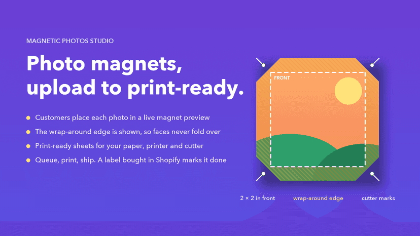 Photo Magnets - Upload to Print Ready