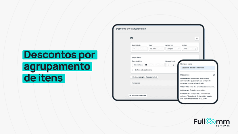 Desconto por agrupamento