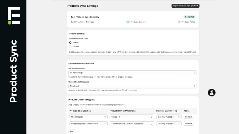 Product Sync