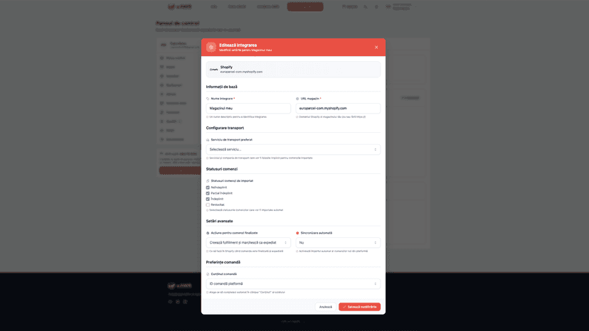 Easy Shopify Settings