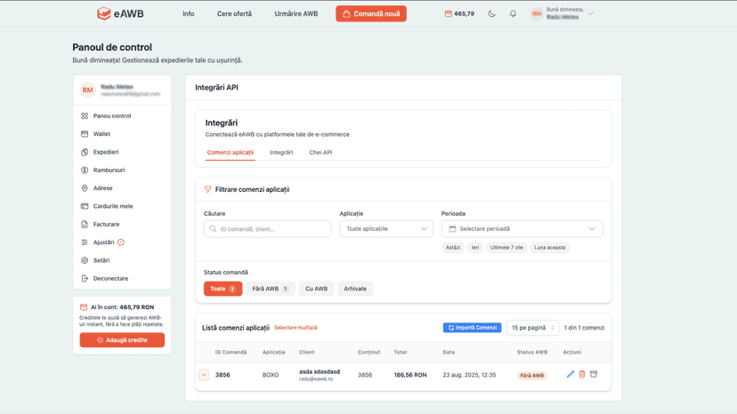 Easy Order Management
