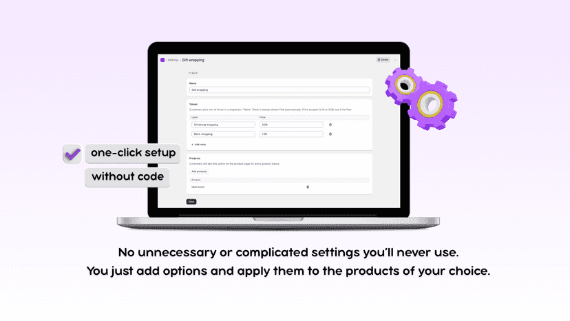 One-click setup, no code needed.