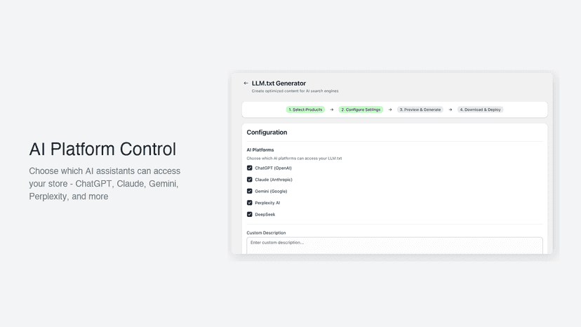 AI Platform Control