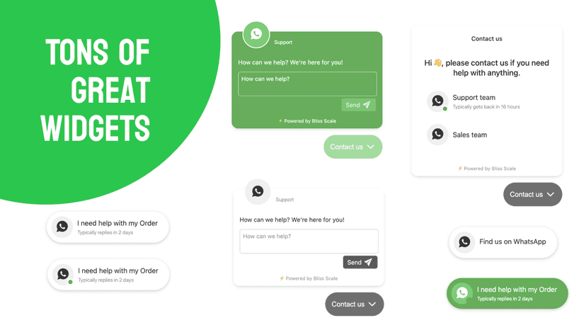 Tons of great widgets