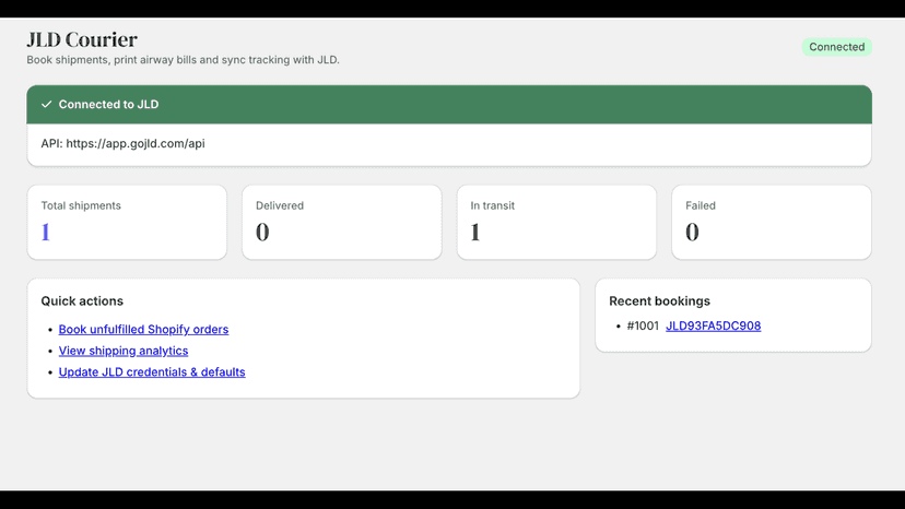 App home page