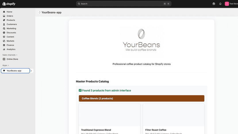 YourBeans App Screenshot 3