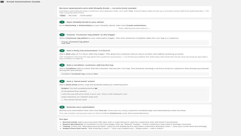 Step-by-step email automation guide