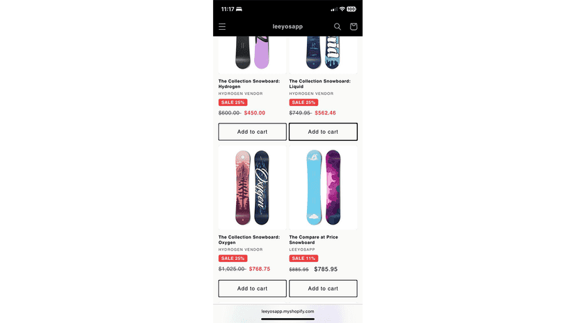 mobile sale label collection