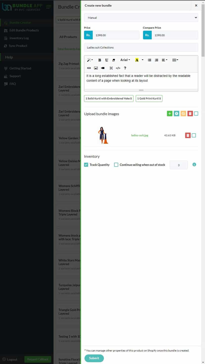 Create Bundle