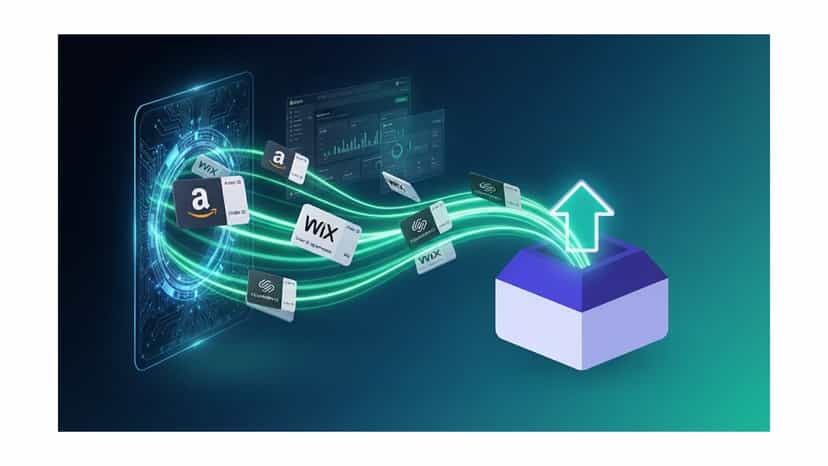 Direct export file to import features