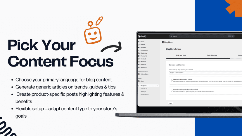 Content Setup
